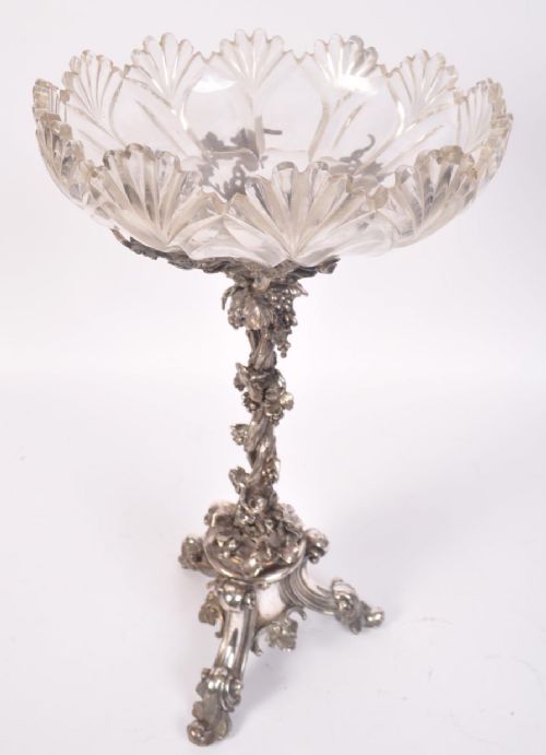 a silver plated centre piece by ellington co
