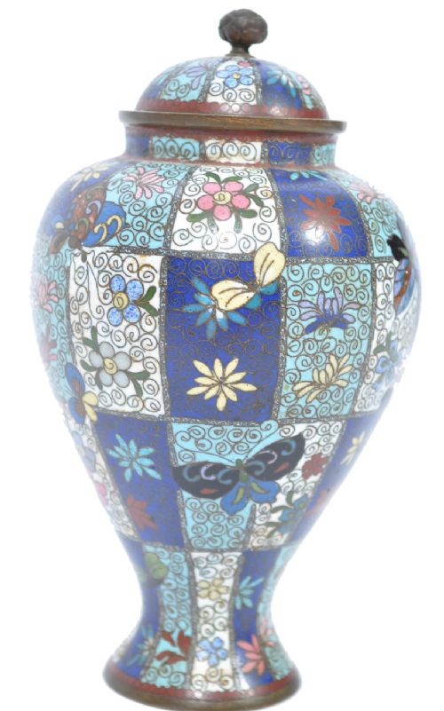 c19th cloisonn vase