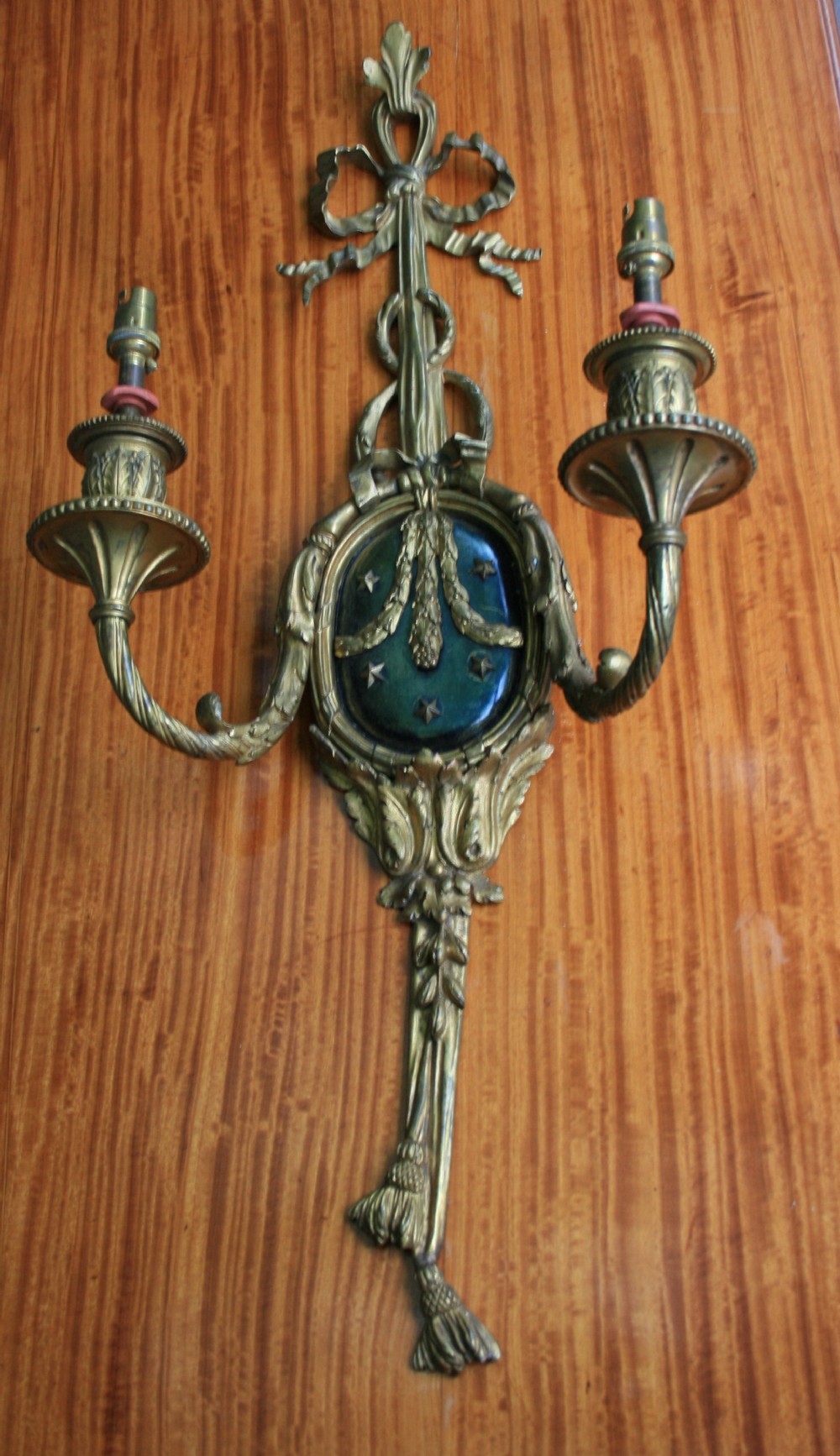 c19th large classical two arm wall light