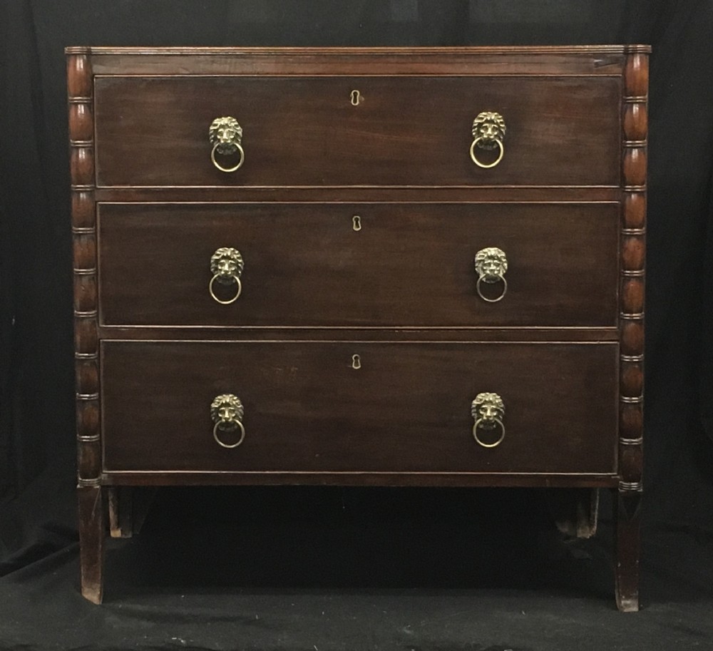 early c19th small chest of drawers 36 inches