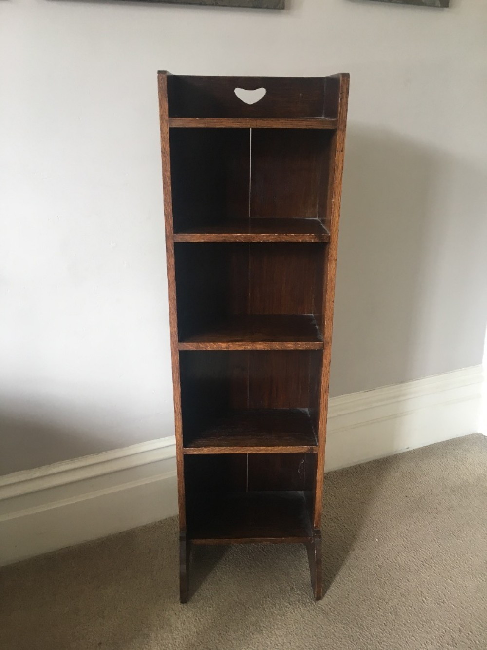 liberty's of london oak bookcase