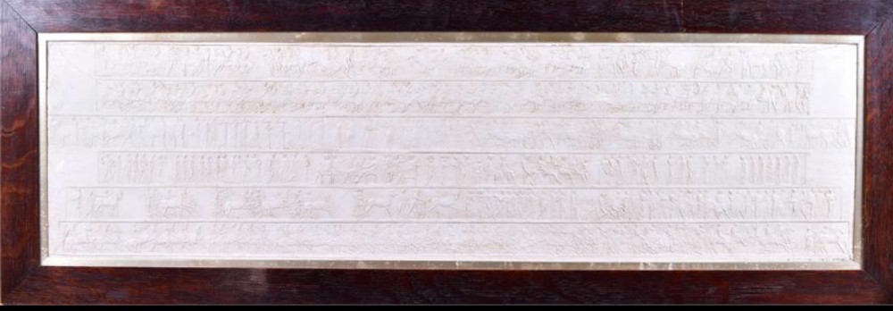 john henning 17711851 miniature plaster cast of the parthenon frieze