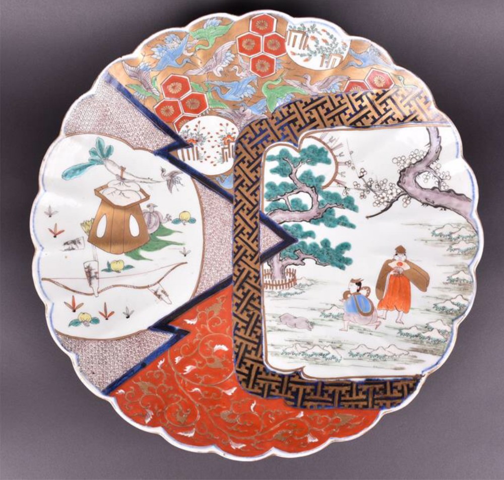 c19th japanese imari charger