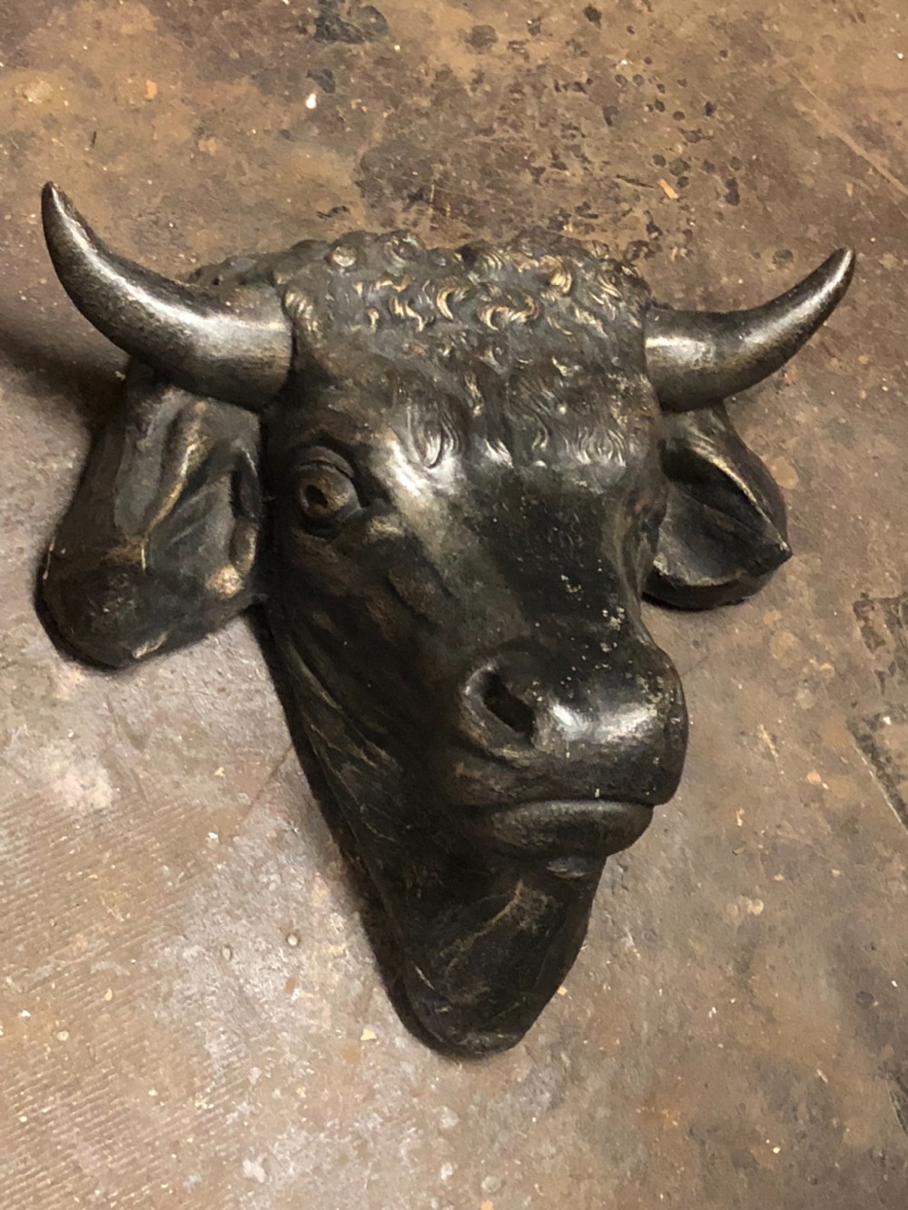 wall mounted bulls head