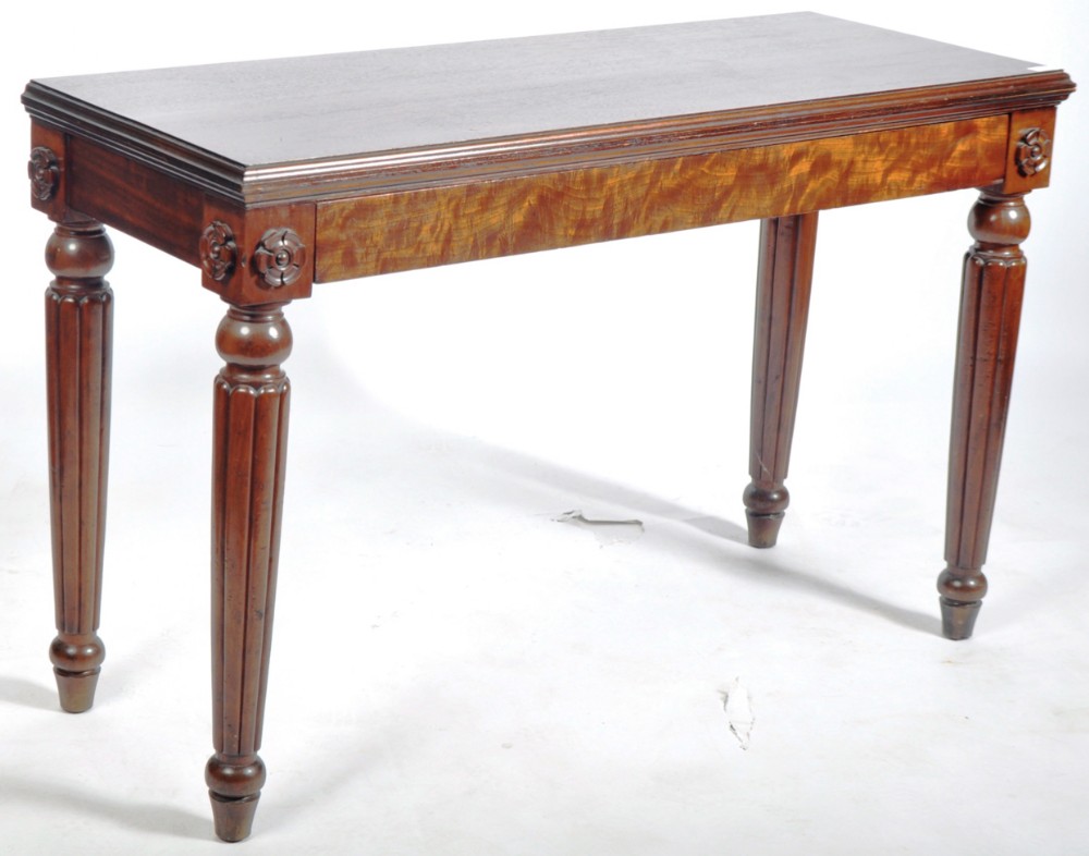 c19th mahogany hall table