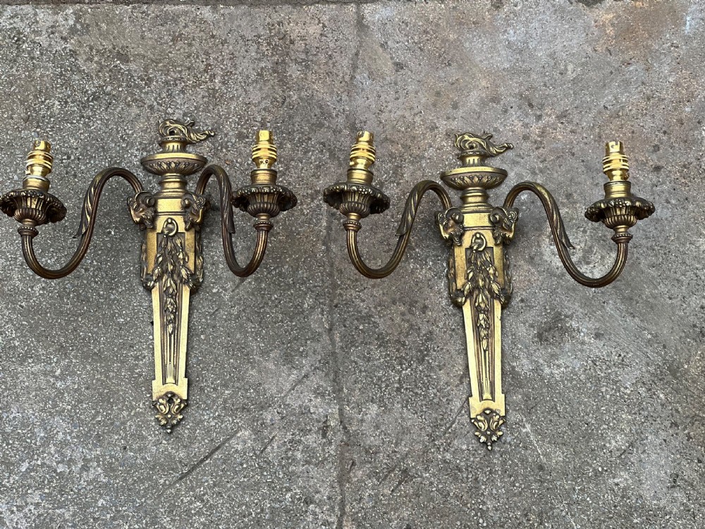 adams style edwardian wall lights