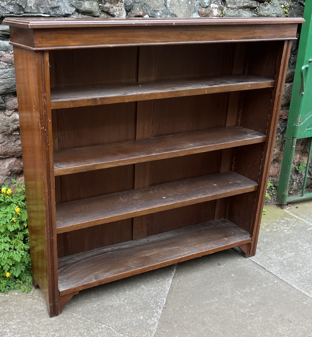 walnut bookcase