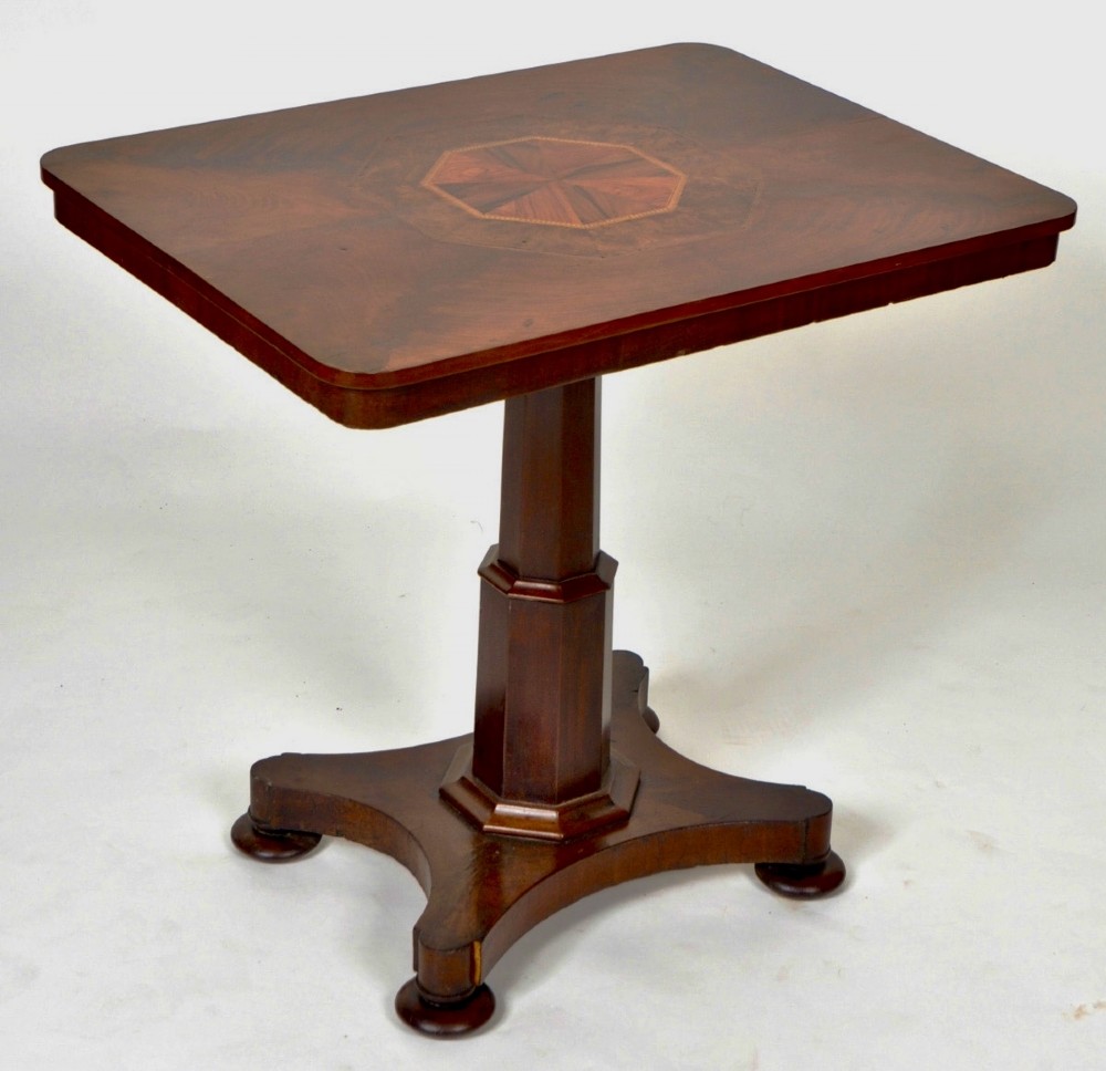 c19th inlaid top occasional or side table