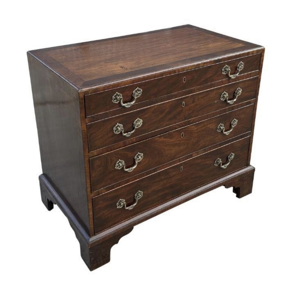 george iii mahogany small chest of drawers