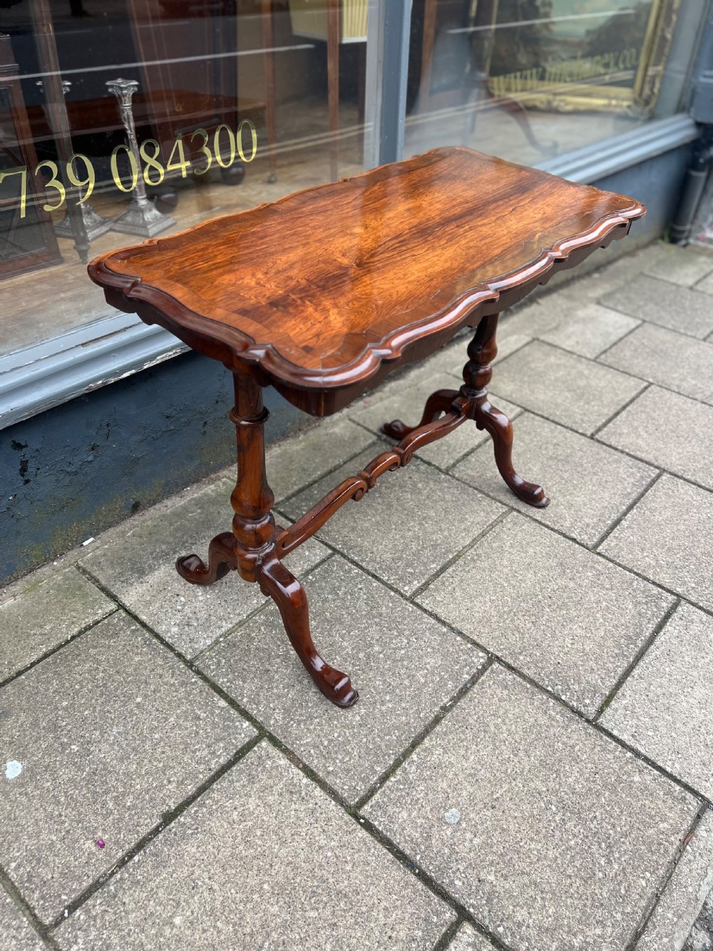 c19th rosewood occasional or side table
